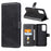 Classic Wallet Stand Flip Leather Phone Case for Samsung Galaxy A52 4G/5G / A52s 5G - Black - 1