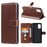 Classic Wallet Stand Flip Leather Phone Case for Samsung Galaxy A02s (164.2mm) - Brown - 1