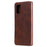 Classic Wallet Stand Flip Leather Phone Case for Samsung Galaxy A02s (164.2mm) - Brown - 3