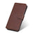 Classic Wallet Stand Flip Leather Phone Case for Samsung Galaxy A02s (164.2mm) - Brown - 7