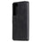 Wallet Stand Flip Leather Phone Case for Samsung Galaxy S21 4G/5G - Black - 3