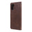 Zipper Pocket Leather Wallet Stand Case for Samsung Galaxy A02s (164.2mm) - Brown - 4