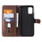 Zipper Pocket Leather Wallet Stand Case for Samsung Galaxy A02s (164.2mm) - Brown - 5