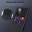 Card Holder Cloth + PU Leather Coated PC Back Cover for Samsung Galaxy A72 5G / A72 4G - Black - 2