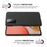 Cloth Texture Plastic Back Case for Samsung Galaxy A72 5G / A72 4G - Black - 5