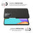Cloth Texture Plastic Back Case for Samsung Galaxy A52 4G / 5G / A52s 5G - Black - 5