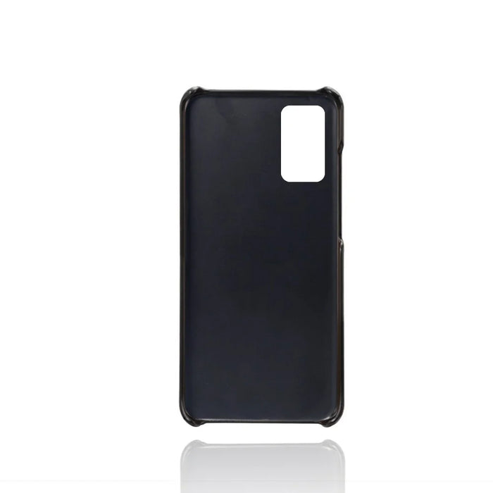 PC + PU Leather Coated Case with Dual-Card Slots for Samsung Galaxy A32 5G / M32 5G - Black - 4