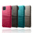 PC + PU Leather Coated Case with 2 Card Slots for Samsung Galaxy A12 - Black - 6