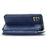 For Samsung Galaxy A71 SM-A715 PU Leather Case Rhombus Imprint Wallet Stand Phone Cover - Blue - 7