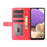 Wallet Design Crazy Horse Texture Leather Cover Stand Case for Samsung Galaxy A32 5G / M32 5G - Red - 5