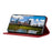 Wallet Stand Split Leather Magnetic Closure Protective Case for Samsung Galaxy A32 4G (EU Version) - Red - 6