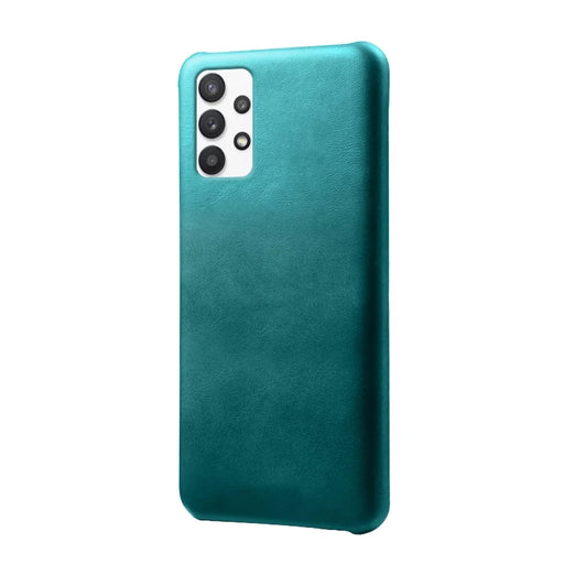 PU Leather Coated PC Phone Case for Samsung Galaxy A32 5G / M32 5G - Green - 2