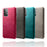 PU Leather Coated PC Phone Case Cover for Samsung Galaxy A52 4G / 5G / A52s 5G - Black - 6