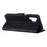 KHAZNEH Retro Style Leather Protector Case Wallet Stand Cover for Samsung Galaxy A32 4G - Black - 3