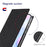 VILI DMX for Samsung A52 4G/5G / A52s 5G Cross Texture Leather Stand Case - Black - 3