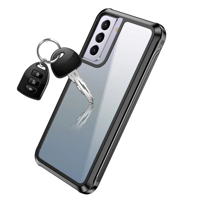 Full-body Protection Hard PC Case Shell Built-in PET Screen Protector for Samsung Galaxy S21+ 5G - 5