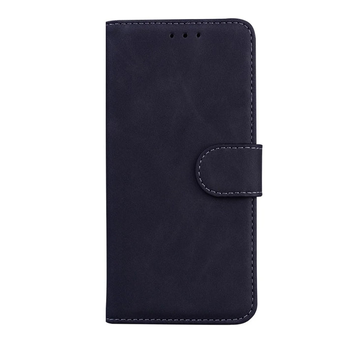 Wallet Design Solid Color Leather Phone Case Stand Cover for Samsung Galaxy A52 4G/5G / A52s 5G - Black - 2