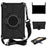 Spider Web Texture Kickstand EVA Case with Shoulder Strap for Samsung Galaxy Tab A 10.1 (2019) T510 - Black - 1