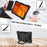 PC + Silicone Hybrid Tablet Case with Shoulder Strap for Samsung Galaxy Tab A7 10.4 (2022) / (2020) - Black - 7