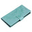Imprinted Mandala Flower Wallet Leather Case with Strap for Samsung Galaxy A32 4G (EU Version) - Green - 6