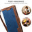 Vintage Splicing Style Wallet Stand Leather Flip Phone Casing for Samsung Galaxy A02s (164.2mm) - Blue - 4