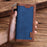 Vintage Splicing Style Wallet Stand Leather Flip Phone Casing for Samsung Galaxy A02s (164.2mm) - Blue - 7