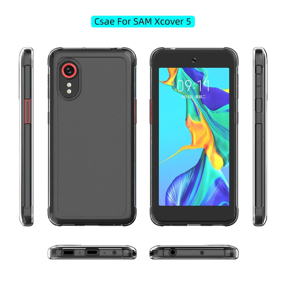 Crystal Clear Super Slim TPU Phone Protective Case for Samsung Galaxy Xcover 5 - 3