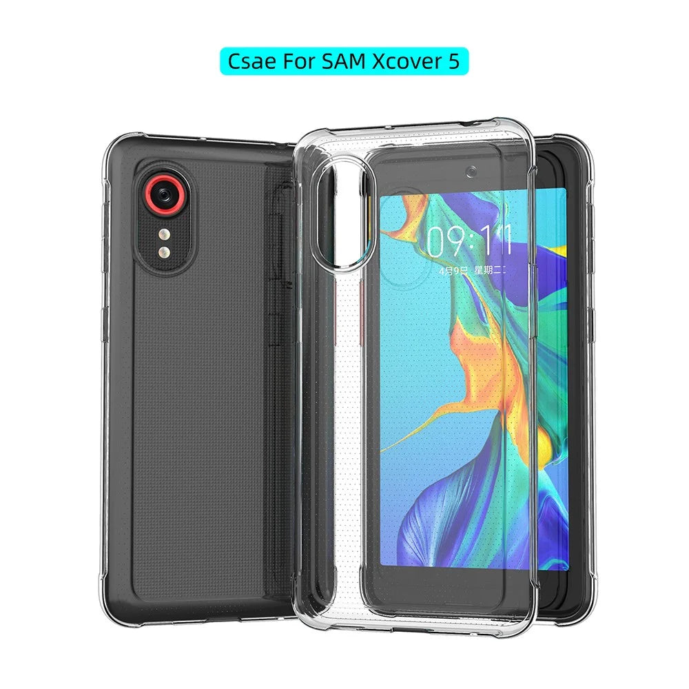 Crystal Clear Super Slim TPU Phone Protective Case for Samsung Galaxy Xcover 5 - 7