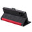 Vintage Splicing Style Wallet Stand Leather Flip Phone Casing for Samsung Galaxy A32 5G/M32 5G - Red - 6