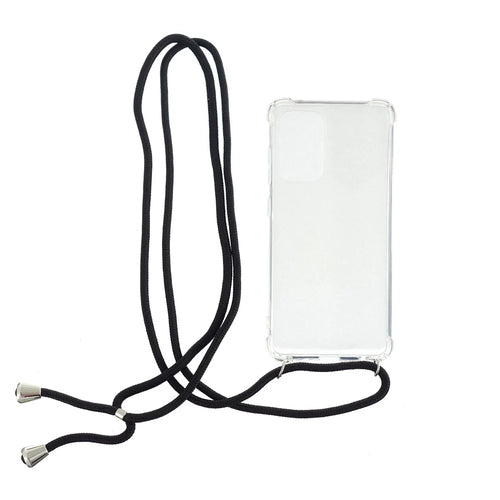 Four Corner Shockproof Airbag TPU Phone Case with Lanyard for Samsung Galaxy A52 4G/5G / A52s 5G - 1