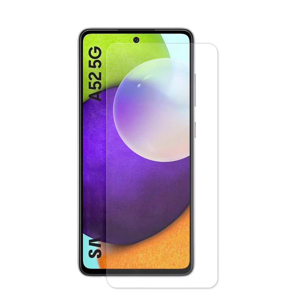 ENKAY HAT PRINCE Anti-slip Design Transparent TPU Case with 0.26mm 9H 2.5D Tempered Glass Screen Film for Samsung Galaxy A52 4G/5G / A52s 5G - 7