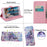 3D Pattern Printing Wallet Stand PU Leather Full-Protection Phone Cover Case for Samsung Galaxy A12 - Howling Wolf - 6
