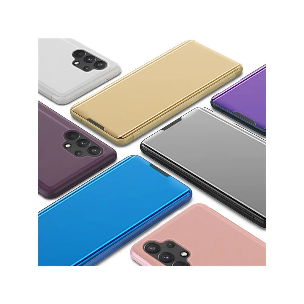 For Samsung Galaxy A32 4G (EU)Flip Leather Cover with Stand Full Body Protective Phone Case - Gold - 3
