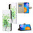 3D Pattern Printing Cross Texture Leather Wallet Stand Case Shell for Samsung Galaxy A32 4G (European Version) - Green Tree - 6