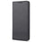 AZNS Auto-absorbed Magnetic Leather Mobile Stand Shell Case with Wallet Design for Samsung Galaxy A52 4G/5G / A52s 5G - Black - 2