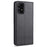 AZNS Auto-absorbed Magnetic Leather Mobile Stand Shell Case with Wallet Design for Samsung Galaxy A52 4G/5G / A52s 5G - Black - 3