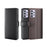 For Samsung Galaxy A32 5G / M32 5G Case Genuine Split Leather Phone Cover with Wallet Stand - Black - 2