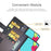 For Samsung Galaxy A52 5G / 4G Case Genuine Split Leather Phone Cover with Wallet Stand - Black - 4