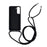 Soft TPU Case with Hanging Rope for Samsung Galaxy S21 4G/5G - Black - 2