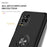 Phone Case for Samsung Galaxy A12 Shockproof Cover with Ring Shape Kickstand All-Round Protective Phone Shell - Black - 6