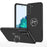 Ring Shape Kickstand Design TPU + PC Hybrid Phone Case Cover for Samsung Galaxy S21 Plus 5G - Black - 1