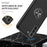 Ring Shape Kickstand Design TPU + PC Hybrid Phone Case Cover for Samsung Galaxy S21 Plus 5G - Black - 3