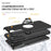 Ring Shape Kickstand Design TPU + PC Hybrid Phone Case Cover for Samsung Galaxy S21 Plus 5G - Black - 4