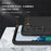 Ring Shape Kickstand Design TPU + PC Hybrid Phone Case Cover for Samsung Galaxy S21 Plus 5G - Black - 5