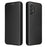 Auto-absorbed Stand Carbon Fiber Texture Leather Shell Cover for Samsung Galaxy A32 4G (EU Version) - Black - 1