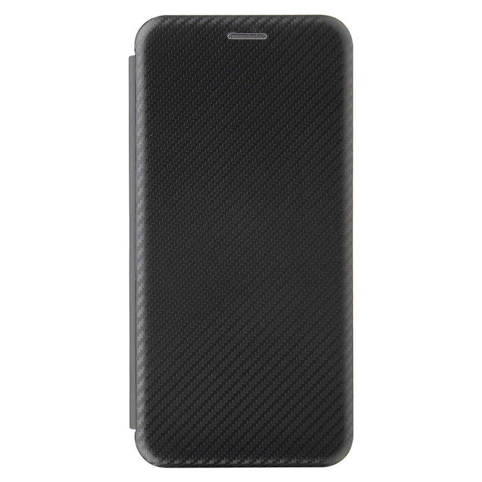 Auto-absorbed Stand Carbon Fiber Texture Leather Shell Cover for Samsung Galaxy A32 4G (EU Version) - Black - 2