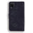 Imprint Flower Wallet Stand Leather Case for Samsung Galaxy A12 - Black - 4