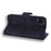 Imprint Flower Wallet Stand Leather Case for Samsung Galaxy A12 - Black - 5