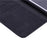 Imprint Flower Wallet Stand Leather Case for Samsung Galaxy A12 - Black - 7