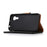 Nappa Texture Split Leather Phone Case Shell Wallet Stand for Samsung Galaxy Xcover 5 - Black - 7